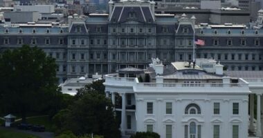 Yes, This Is Actually Real – Leftists Stop Trump From Power-Washing Ugly Eisenhower Exec. Office Bldg.