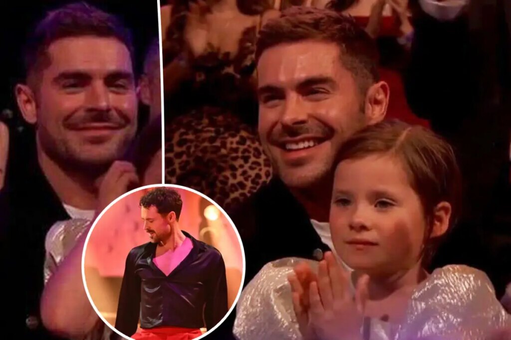 Zac Efron finally makes ‘Dancing With the Stars’ appearance to support brother Dylan after pleas from fans