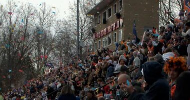 "We're super proud of them:" Community supports Union High School during winning playoff game