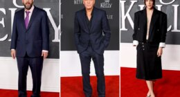 ‘Jay Kelly’ LA premiere red carpet: Adam Sandler, George Clooney, Riley Keough, and more