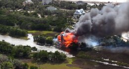 ‘We’re trapped!’: Panicked 911 audio from South Carolina fire where judge’s husband leapt to safety