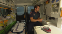 Paramedic Luke was working a shift in the lead up to Christmas when he was spat on.