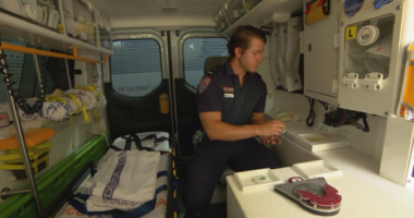 Paramedic Luke was working a shift in the lead up to Christmas when he was spat on.