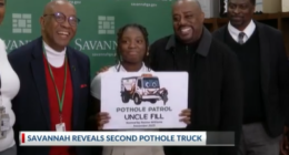 'Uncle Fill': Student names new Savannah pothole truck