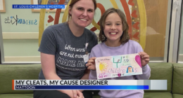8-year-old Mattoon girl designs NFL QB’s cleat for a good cause