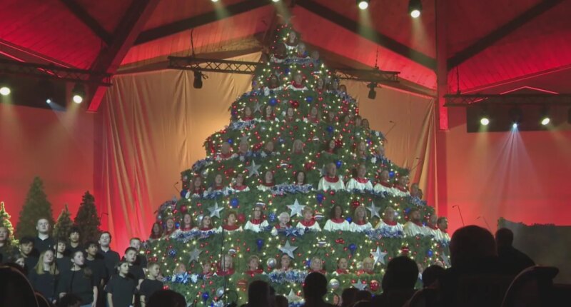 Abilene Baptist Church's 'Singing Christmas Tree' returns for its 47th year
