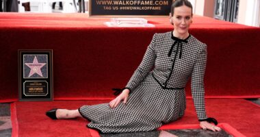 Actress Sarah Paulson gets a star on the Hollywood Walk of Fame