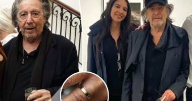 Al Pacino, 85, spotted wearing gold band on ring finger — but Hollywood legend hasn’t tied the knot