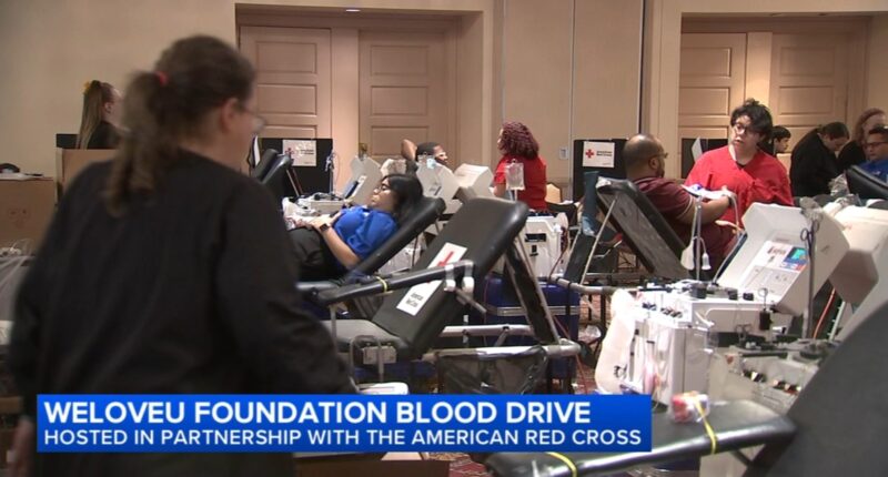 American Red Cross, International WeLoveU Foundation host blood drive in Bolingbrook amid critical need for donations
