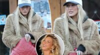 Bella Hadid lightens up with new platinum blond hair in Aspen
