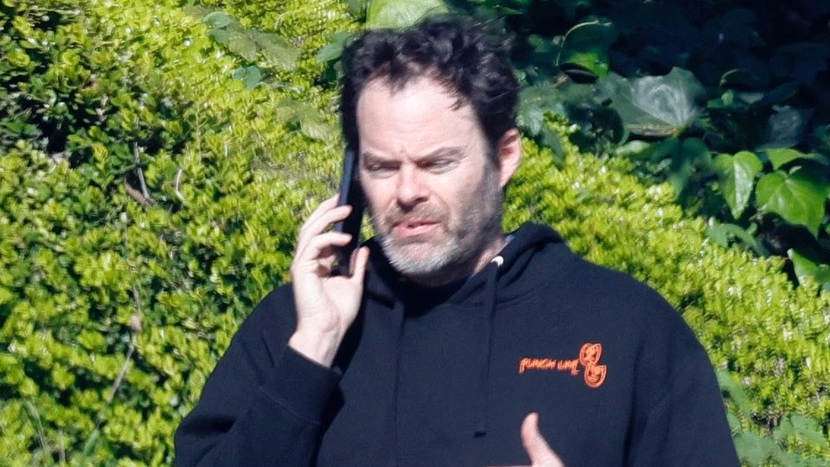 Bill Hader breaks cover after tense chat with Nick Reiner
