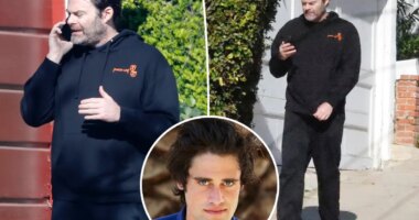 Bill Hader looks strained in first photos since tense chat with Nick Reiner hours before murders