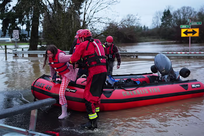 Blend of unusual weather conditions brings trillions of gallons in persistent rain to the Northwest