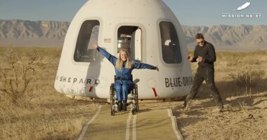 Blue Origin safely launches wheelchair user to space and back