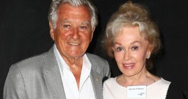 Bob Hawke and Blanche d'Alpuget pictured in Sydney in 2013.