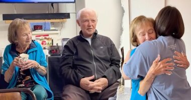 California family revives beloved Christmas tradition with surprise sleepover visit