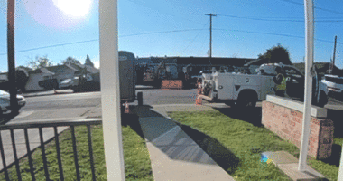 Home explodes in California, sending debris flying into the air