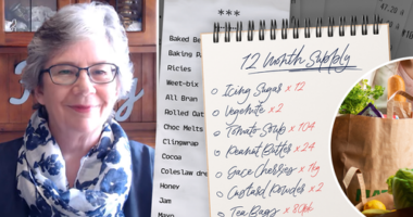 The bulk of Cath Armstrong's grocery shopping for the entire year is done in just three days.