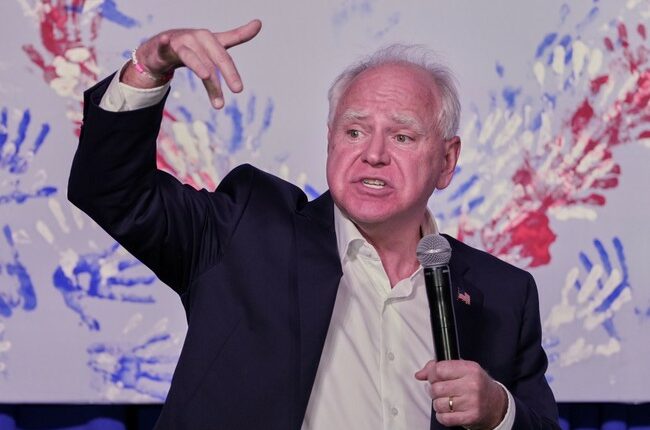 Caught Flat-Footed on Massive MN Fraud, Tim Walz Deflects and Points at Trump