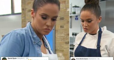 Celebrity Masterchef viewers left distracted by Vicky Pattison's jaw