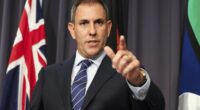 Treasurer Dr Jim Chalmers during a press conference at Parliament House in Canberra on Monday 8 December 2025. fedpol Photo: Alex Ellinghausen
