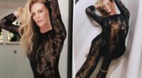 Charlize Theron is ‘hot as hell’ in see-through lace catsuit: ‘Ma’am you cant just post this without a warning’