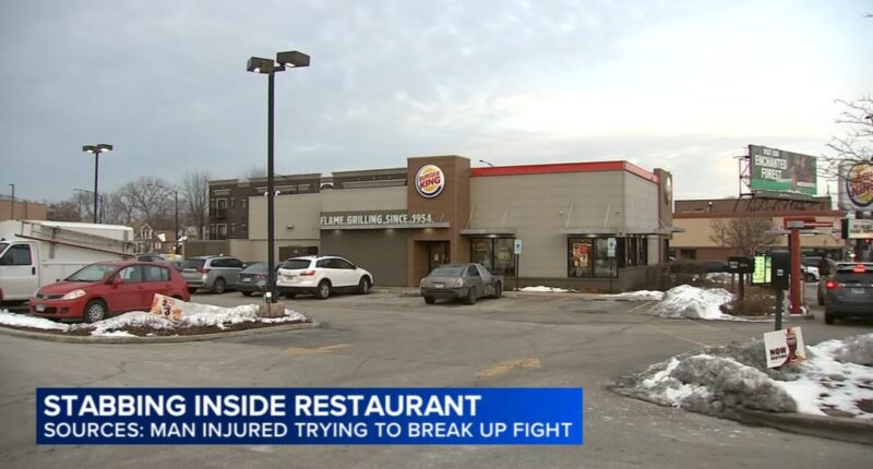 Chicago Burger King employee stabbed while telling customer to leave restaurant on West Irving Park Road, sources say