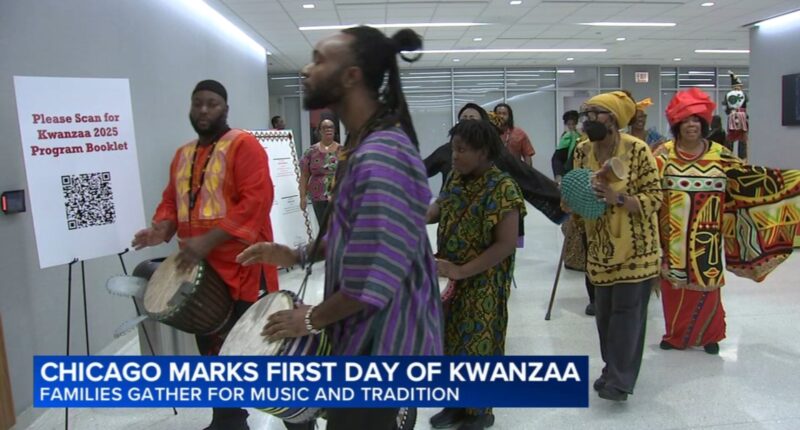 Chicago celebrates 1st day of Kwanzaa with holiday events across city, including Malcolm X College, Bronzeville Children's Museum