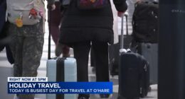 Chicago holiday travelers: Thousands of travelers going through O'Hare, Midway airports, roads as Christmas travel rush begins