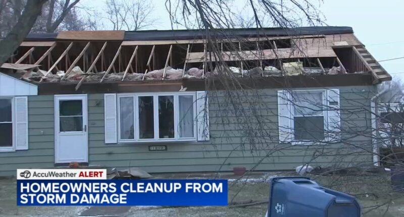 Chicago weather: Parts of Illinois cleaning up after storm damage; NWS survey crews determine 5 tornadoes touched down