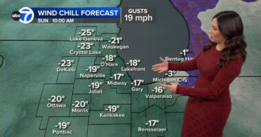 Chicago weather, wind chill today: Cold Weather Advisory issued amid dangerous Chicago wind chill temps for Bears game Sunday