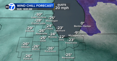 Chicago wind chill warning: Chicago weather forecast calls for snow, dangerous cold this weekend