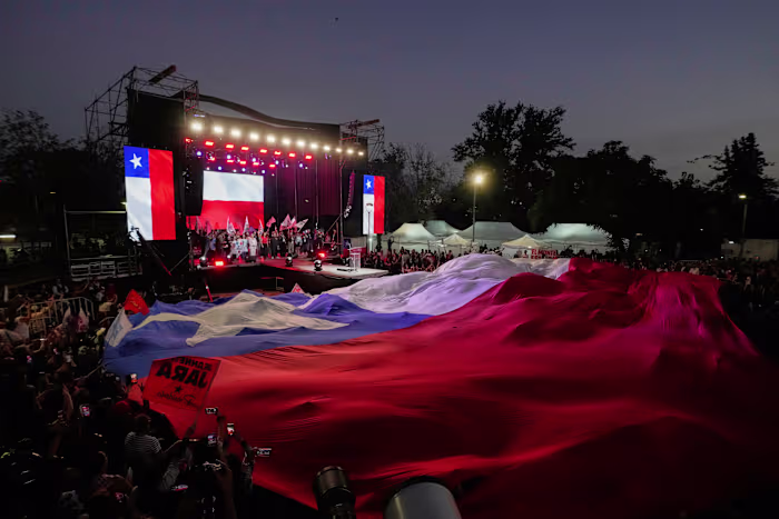 Chileans are divided in a presidential runoff tilted toward the far right
