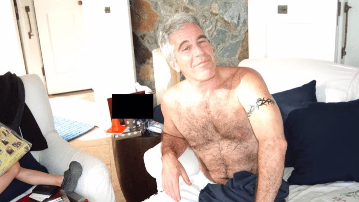Chilling mystery of 'toddler's foot' in Epstein files snap