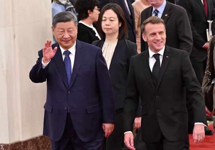 China's Xi and France's Macron pledge cooperation on global crises and trade