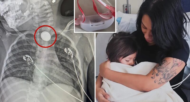 Colorado mom, Jess Sandoval, warns parents about button batteries in Christmas toys after daughter swallows one