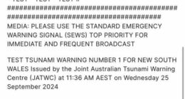 Bureau of Meterology accidentally sends tsunami warning