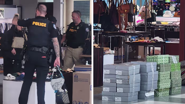 Counterfeit merchandise seized en masse at West Oaks Mall in Ocoee