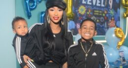 DIAMOND THROWS JOINT BIRTHDAY PARTY FOR HER TWO SONS