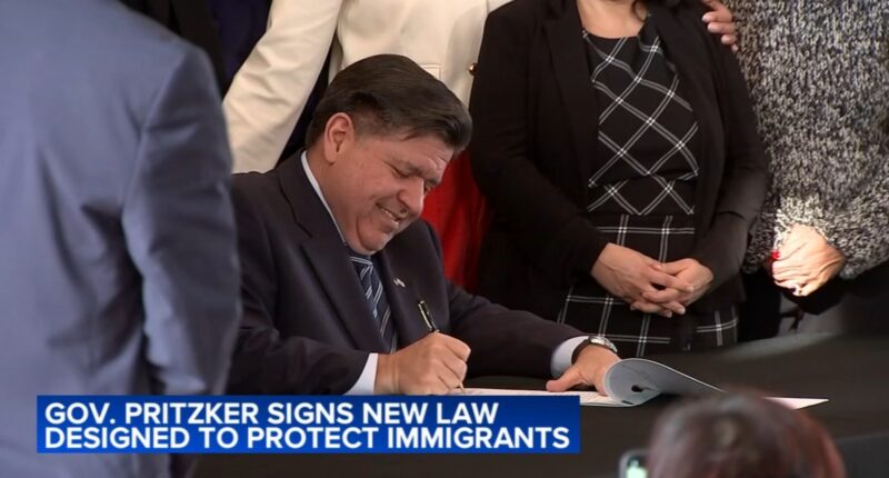 DOJ sues Illinois JB Pritzker, Attorney General Kwame Raoul over law protecting immigrants at courthouses, hospitals