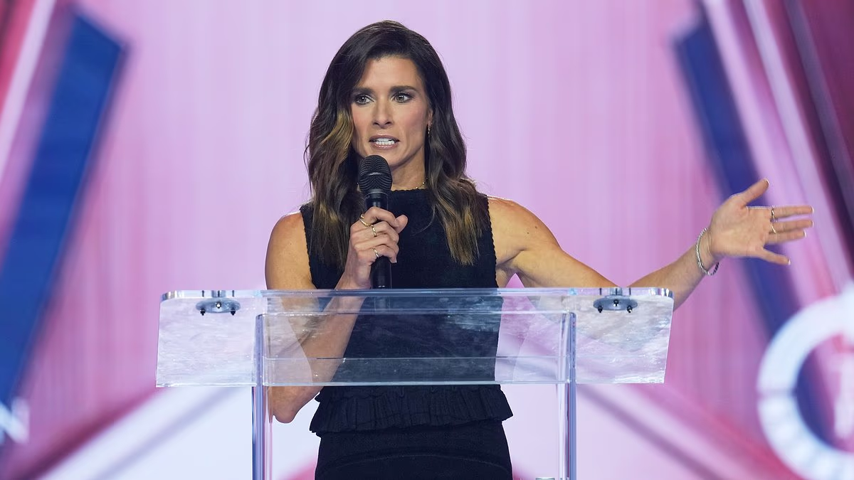 Danica Patrick says therapist helped her visit a past life as a Native American in Utah in bizarre Turning Point USA speech
