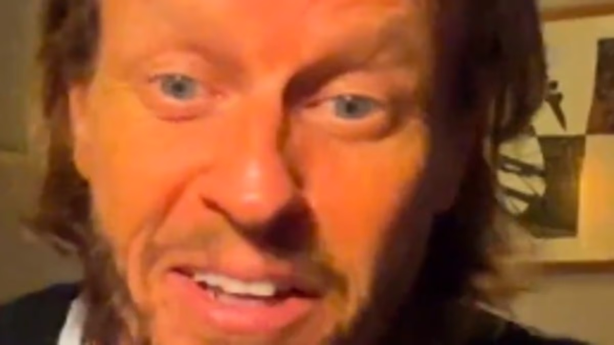 Davina McCall's new husband Michael Douglas blasts 'horrible' hotel room as he returns to social media after secretly marrying the presenter