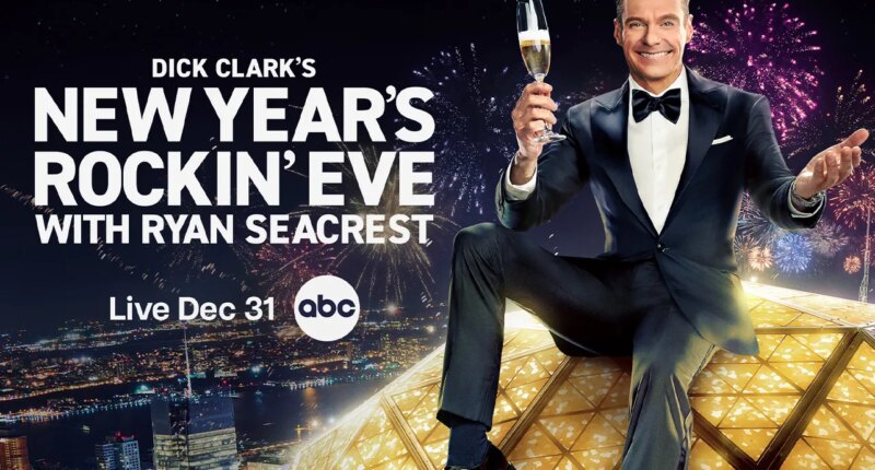 'Dick Clark's New Year's Rockin' Eve With Ryan Seacrest': Where to watch, channel, start time, and more