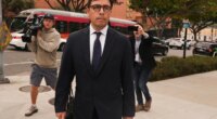 FILE - Dr. Salvador Plasencia leaves federal court on Wednesday, July 23, 2025 in Los Angeles, after pleading guilty to giving ketamine to Matthew Perry, leading up to the actor