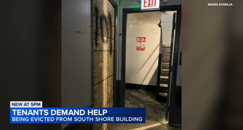 Dozens of tenants in South Shore, Chicago building Customs and Border Protection raided being evicted: 'We don't deserve this'