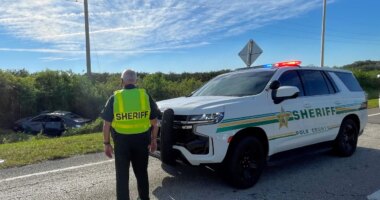 Driver killed, 2-year-old and his mother in hospital after car rolls into ditch in Polk County