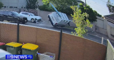 Driver walks away from chaotic peak-hour crash in Adelaide