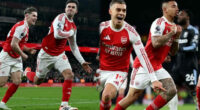 EPL: Arsenal thump Aston Villa 4-1 to finish year five points clear