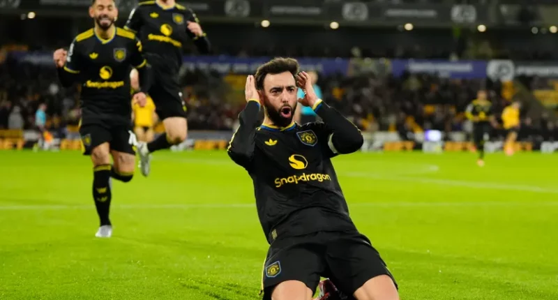 EPL: Man United overcome early scare to beat Wolves 4-1