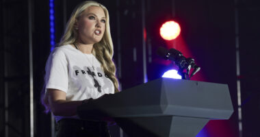 Erika Kirk Forgets To Do Her Hair But Still Goes All Out With The Cakey Pageant Face